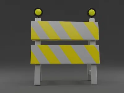 Barriers 7 barricade 3D model