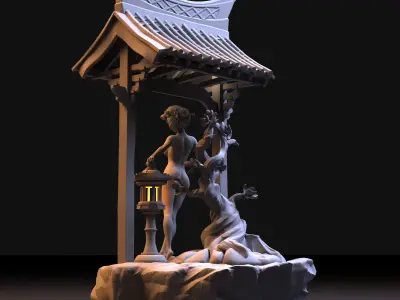 Maiko - Geisha 3D print model