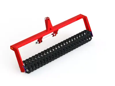 WG 0001 - Complete range of 18 mounted multipurpose roller 3D model