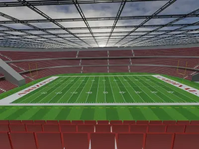 Arizona Cardinals - State Farm Stadium Low-poly 3D model