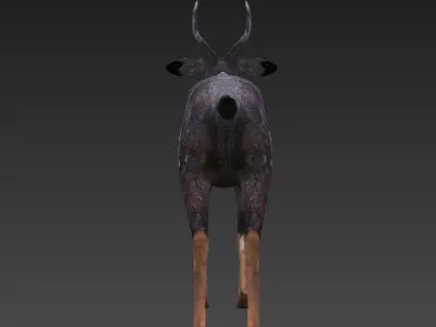 antelope Low-poly 3D model