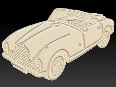 Aston Martin for Embossing Hot Foil Technique for CNC 3D Router 3D print model