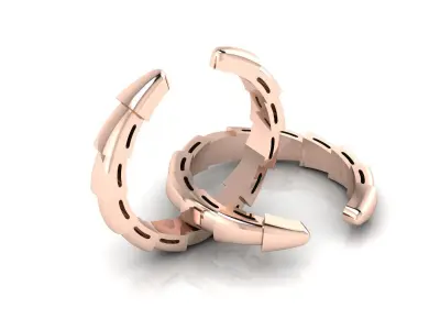 Jewelry Ring Gold 3D print model 6