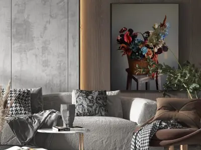 Room Style Modern Living Luxury 3D model