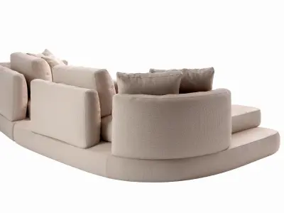 Arabesque Sofa Compo 6 3D model