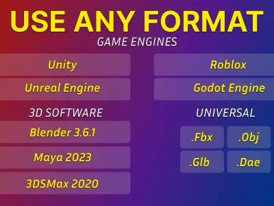 Easter Festival Symbol Pack 01 3D Model Collection