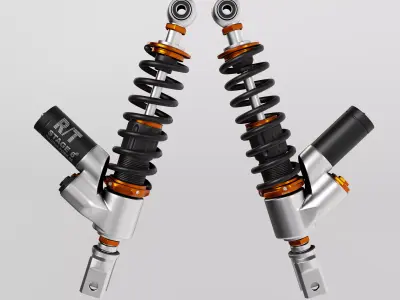 RT  Stage 6 Racing Forks Low-poly 3D model