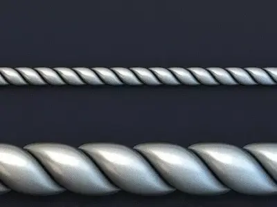 Border Decorative patterns CNC machine output 3D model