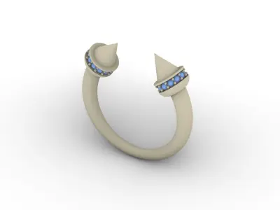 Gothic Ring Free 3D print model