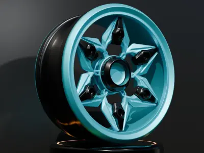Concept rim wheel 3D model