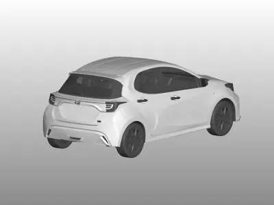 Toyota Yaris 3D model