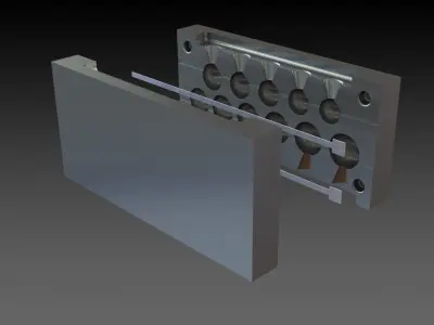 CNC mold Cheburashka excellent system for jig heads predators 3D print model