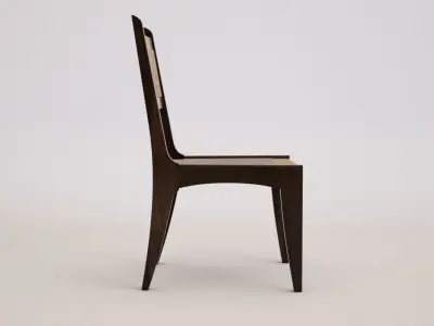 Karlie Chair Low-poly 3D model