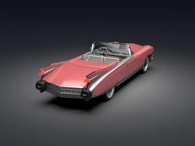 Classic Cadillac Eldorado Biarritz - High-Quality CGI Model 3D model