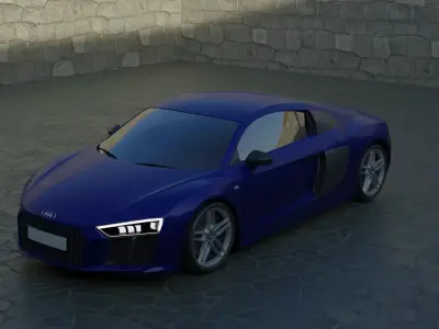 Audi R8 V10 Plus 3D model