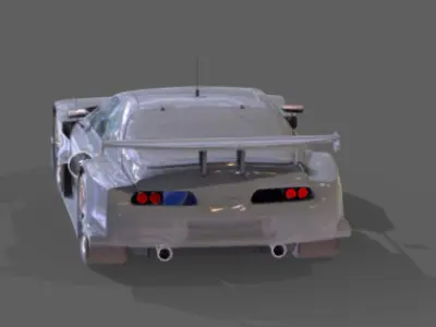 3D Supra car model 3D model