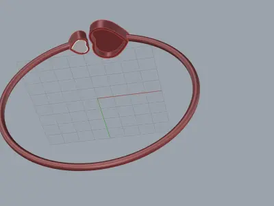 Heart Bracelet 11331 3D print model