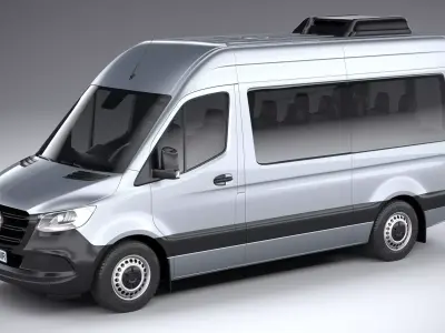 Mercedes Sprinter passenger L2H2 2019 3D model