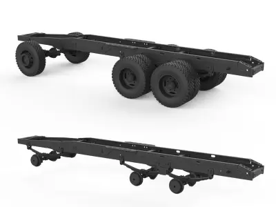 Chassis Mercedes Benz NG 3D print model