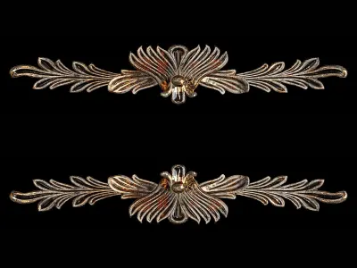 Classic carved 034 3D model