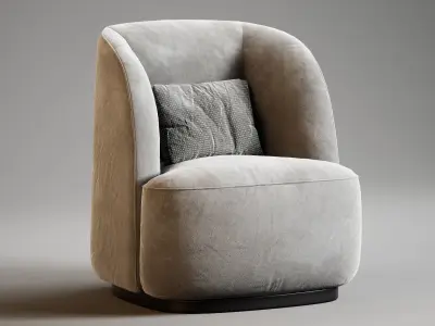 Low POLY Armchair Collections for Unreal Engine 4 Low-poly 3D model