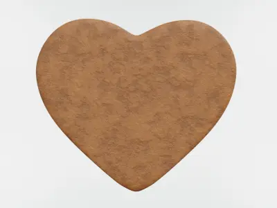 Gingerbread Christmas Cookie 17 3D model