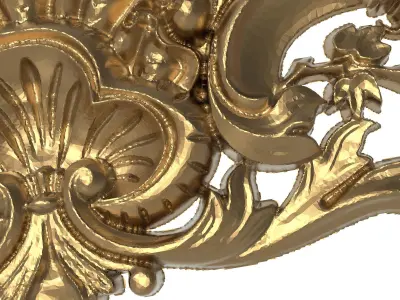  decorative pattern ready for 3D printing 3D model