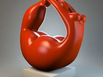 Sculpture Gutaperchivaya 3D model