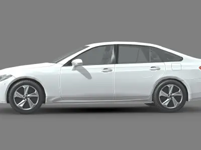 Toyota Crown RS Advance 2018 Low-poly 3D model