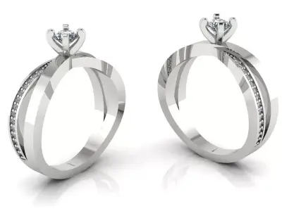 Jewelry Gold ring  3D print model get