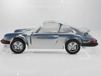 Porshe 911F high poly model 3D model
