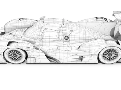 Norma M30 LMP3  Low-poly 3D model