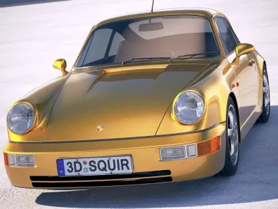  Porsche 911 964 Carrera 1990 3D model