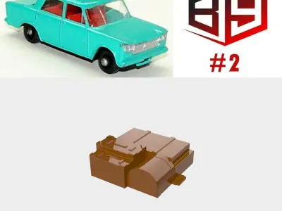 Matchbox Lesney Replacement Parts Set 3D print model