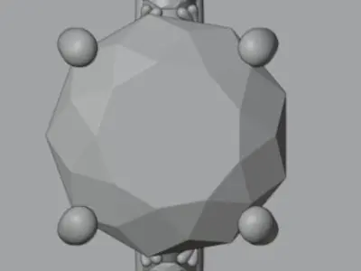 diamond ring Free 3D model shop