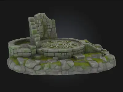 Mystic Ruins  Forgotten Echoes of an Ancient World 3D model