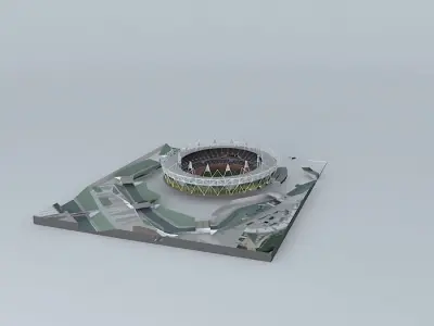 2012 Olympic Stadium Free 3D model