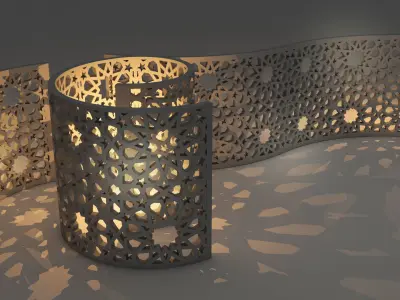 Decorative Wall 3D model