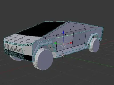 cyeber truck 3D model