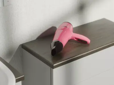 Hair Dryer 3D model