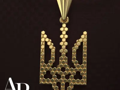 Ukrainian Trident  3D print model buy