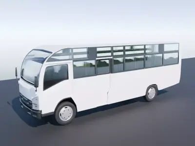 Matatu Minibus 3D model