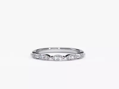 ZDR0147 gold band with diamonds 3D print model