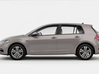 Volkswagen Golf 2020 Custom Low-poly 3D model