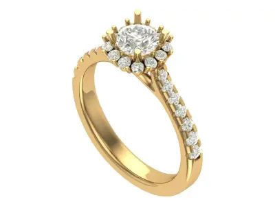 Diamond Ring 3D print model