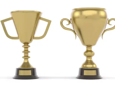 Trophy Cups 3D model get