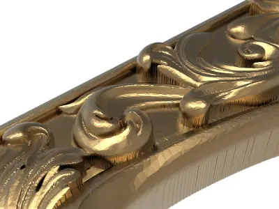 decorative pattern ready for 3D printing 3D model 2