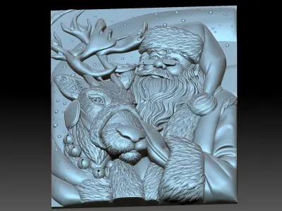 santa claus 3D print model 9