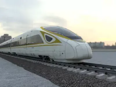 train chinese high speed 3D model