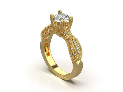 ring code 136 3D print model